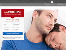 Tablet Screenshot of ie.gay-parship.com